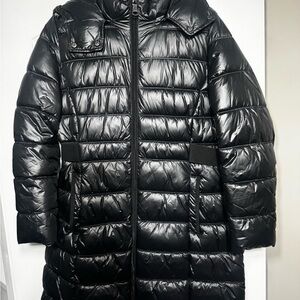 Calvin Klein Shiny Black Puffer Jacket